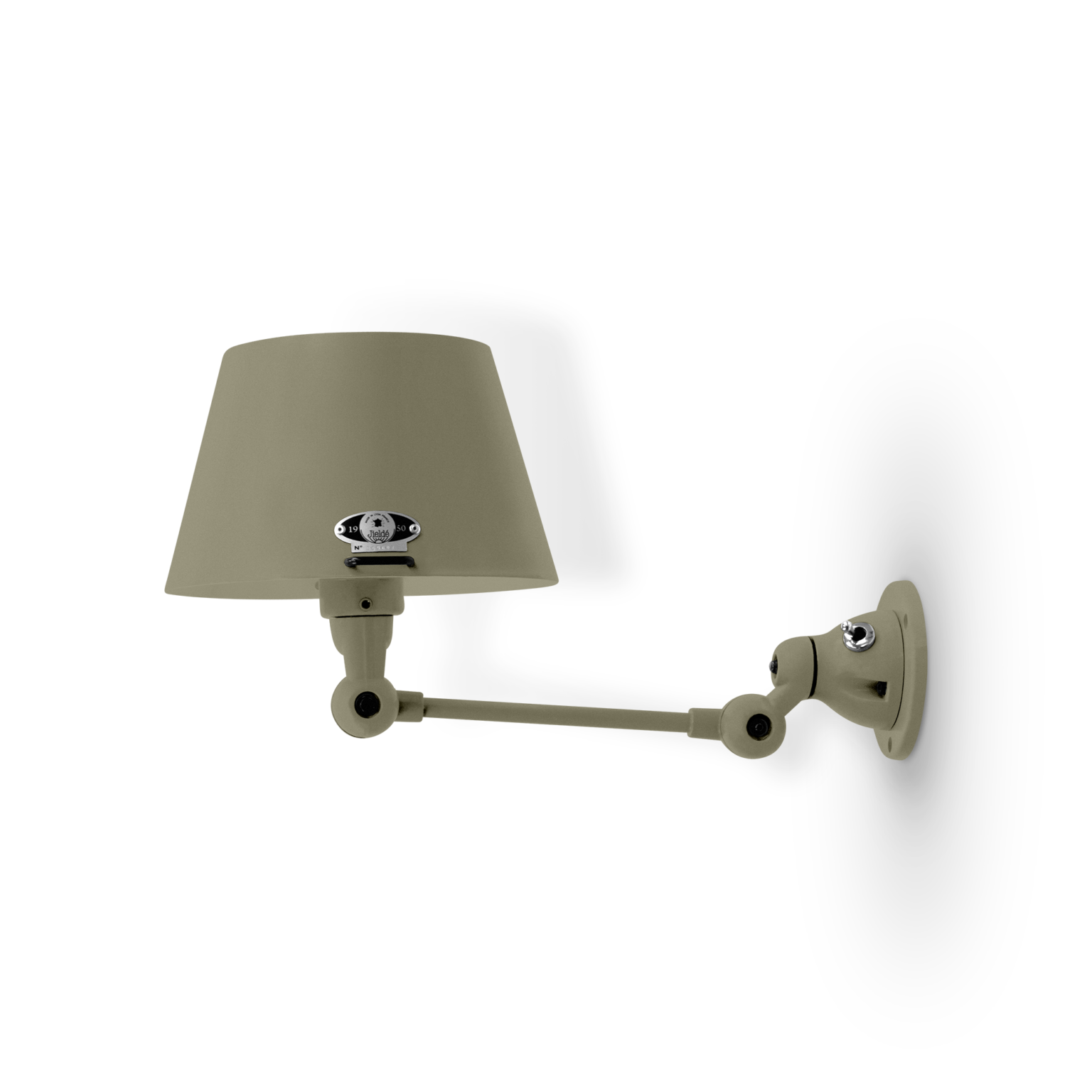 Aicler AID701 væglampe fra Jieldé - Khaki grey / Mat