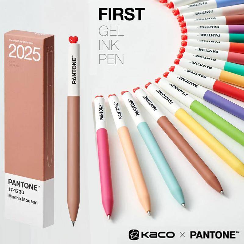 NYA KACO PANTONE Gelpennor, Högkvalitativ 48° Låg Vinkel Dubbel Kulspets Ultralätt Slät Rolig Penna Barn Innovation Tillbehör