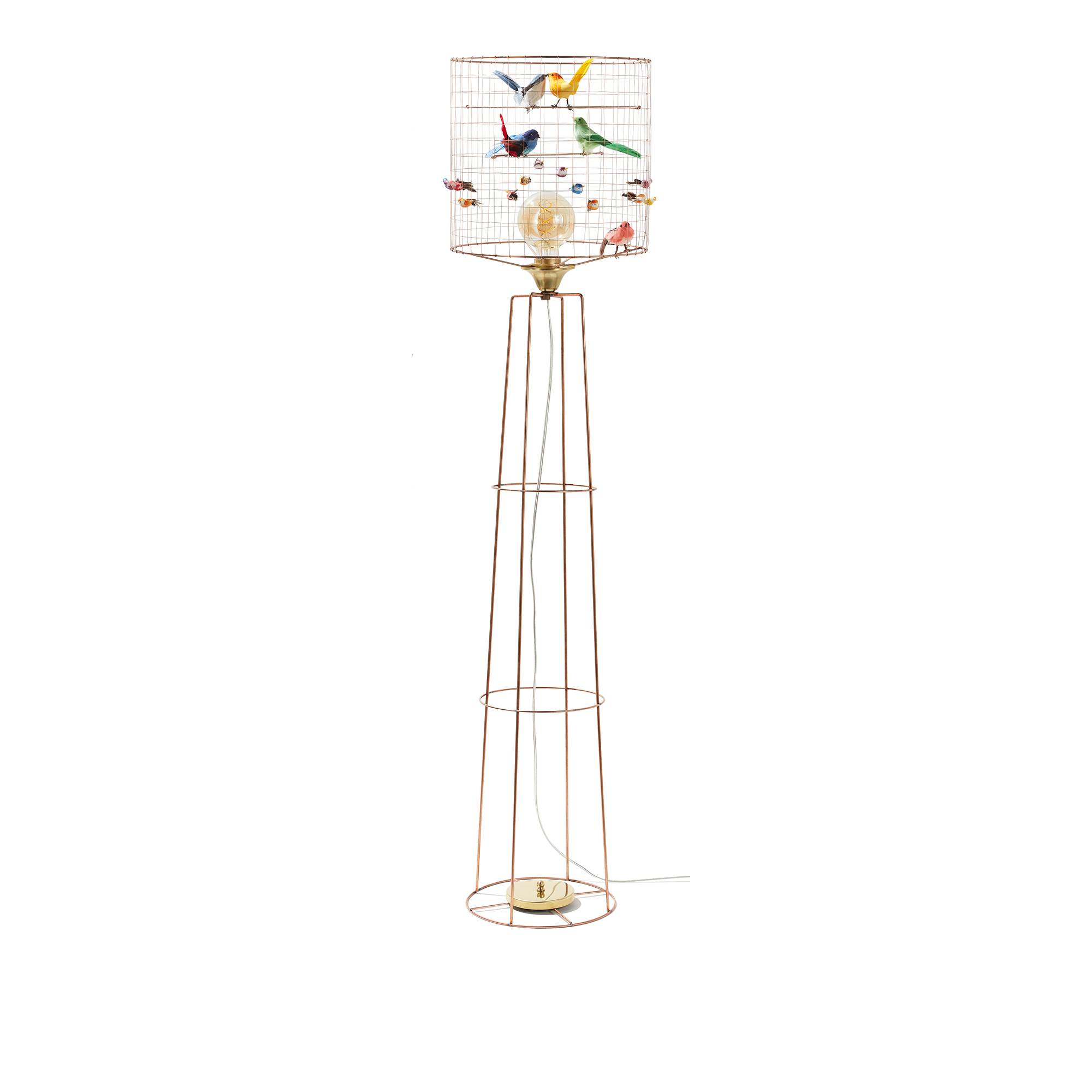Challieres - Lampadaire Voliere, Excl. Max 40W E27 - Skärmlampor - Mathieu Challieres - Koppar