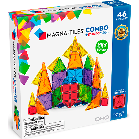 Magna-tiles magnetisk byggesæt 46 dele