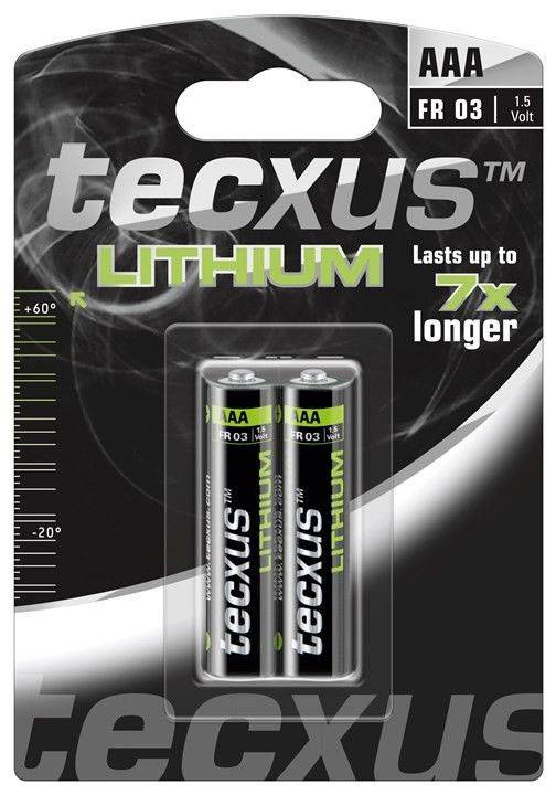 Tecxus Lithium AAA - 2 pack