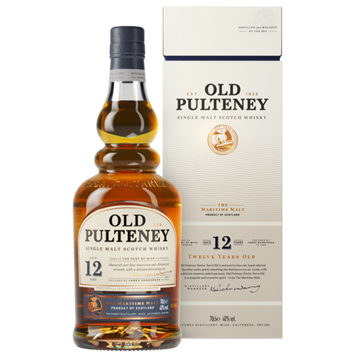 Whisky - Old Pulteney Single Malt 12 år 40% - 70 cl.