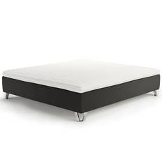Jensen Diplomat Nordic Seamless boksmadras - 160x200 cm - Anthracit - Ekstra fast