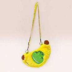 Disney Toy Story Rex Fruit Market Crossbody Bag, Adjustable Shoulder Strap, Perfect For Daily Errands, Lunch Breaks & Toy Story Fans(1 PC) - Yellow