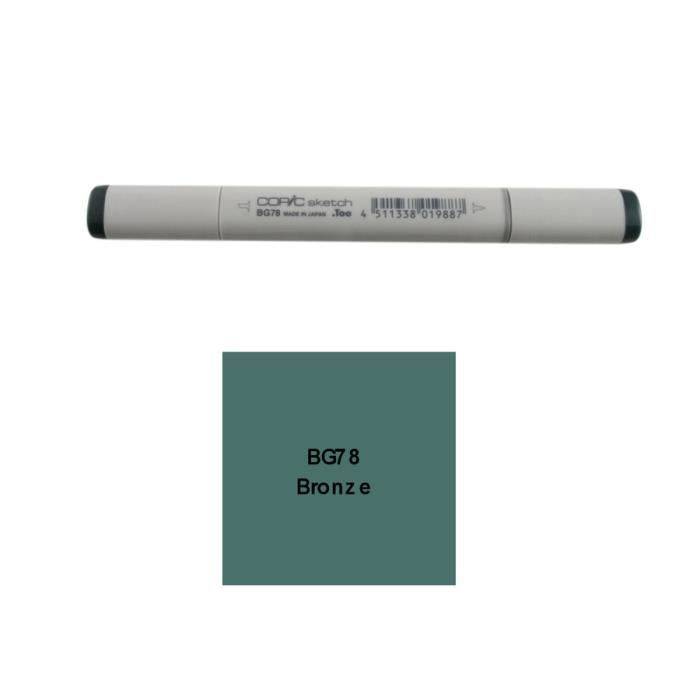 Stylo feutre Copic Sketch double pointe - BG78 Bronze