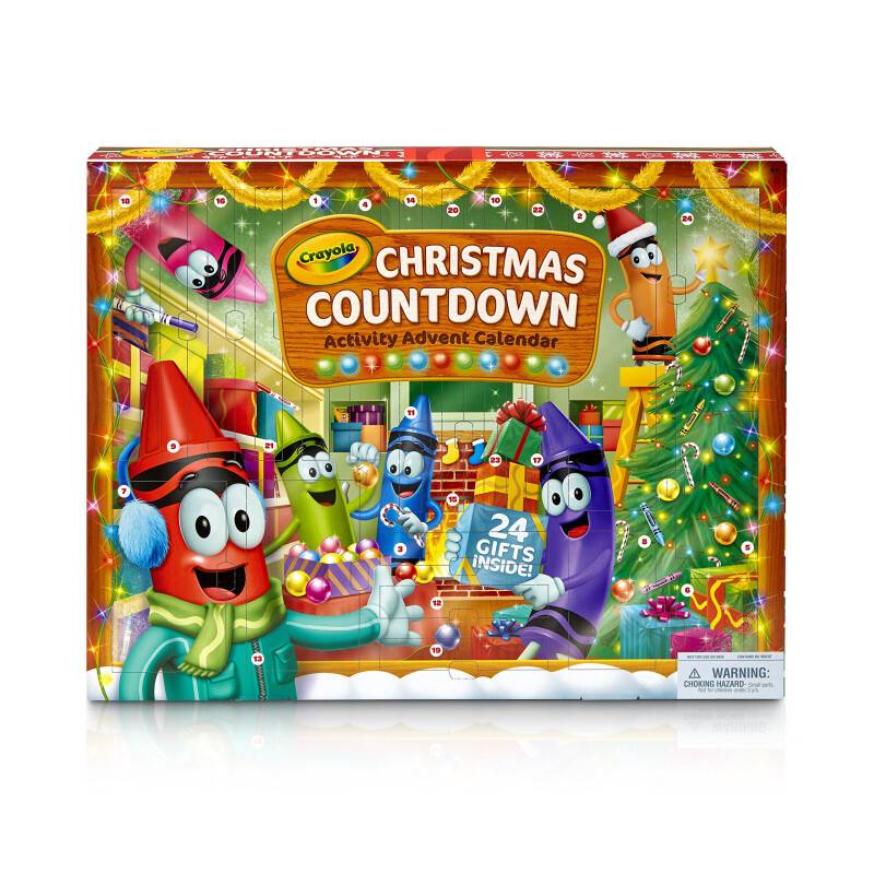 CRAYOLA 04–6808-u-000Weihnachten Advent Kalender Kit