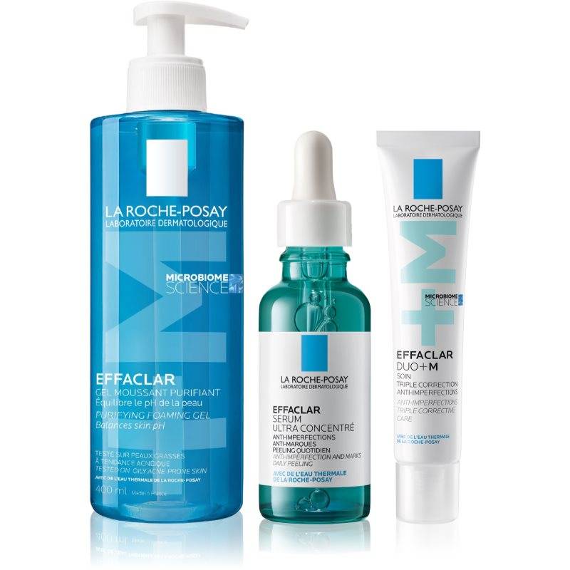 La Roche-Posay Effaclar Anti Imperfection Routine Set för att behandla hudbristningar