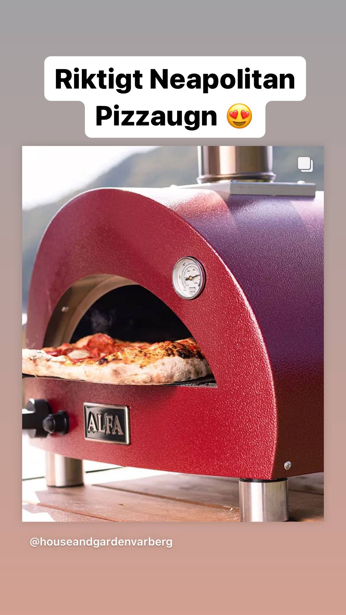 Alfa Forni Moderno Portable Gasol Pizzaugn