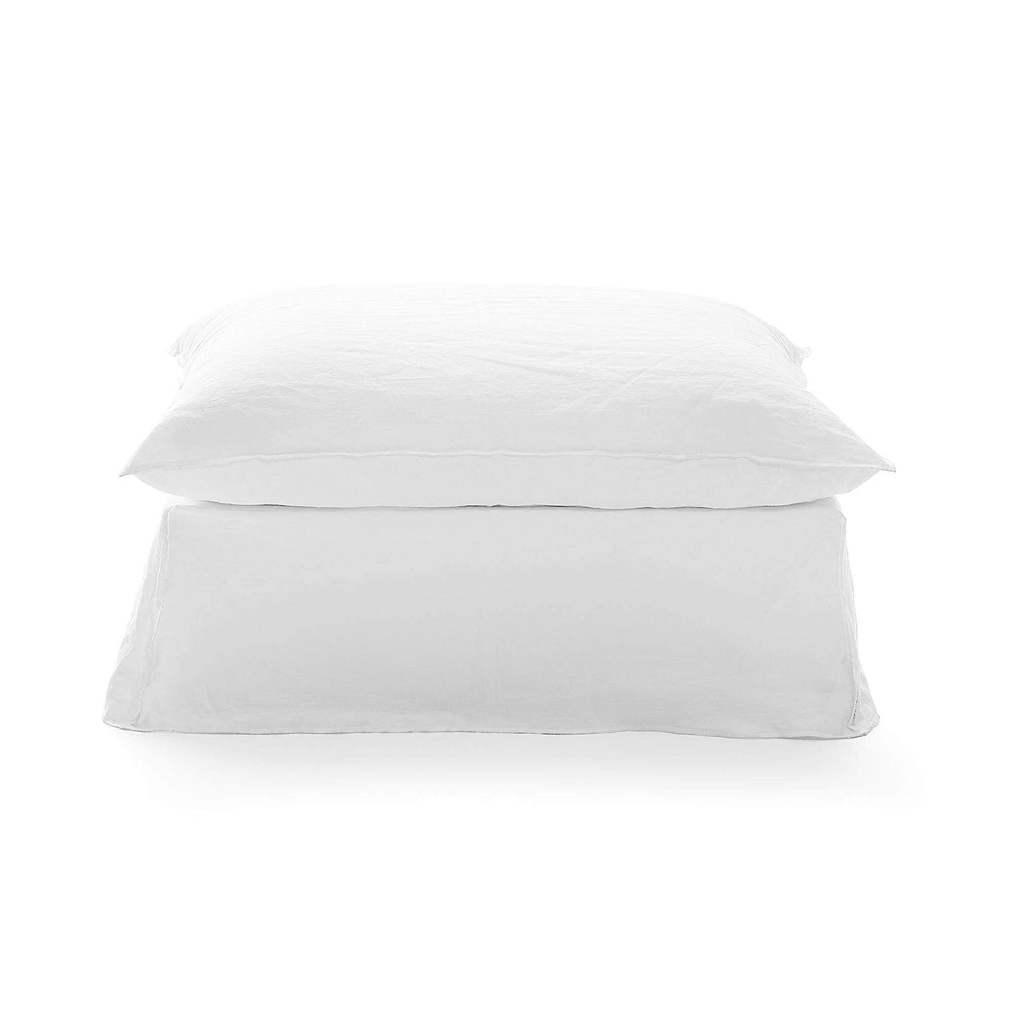 Ghost 06P Ottoman Lino Bianco