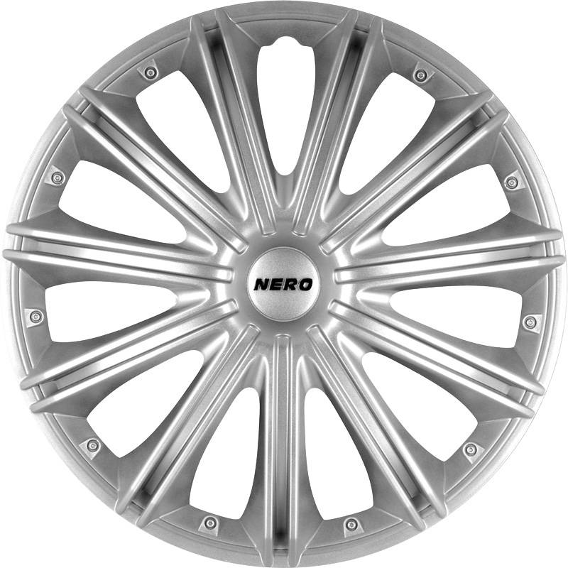 Navkapslar set Nero 15 tum silver