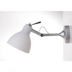 Luxy H0 Væg- og Loftlampe Mat Hvid m/ Blank Hvid Skærm - Rotaliana