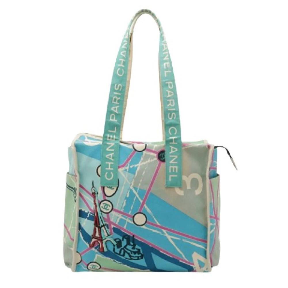 Chanel Vintage - Pre-owned Canvas Tygväska Vintage - Dam - ONE Size -