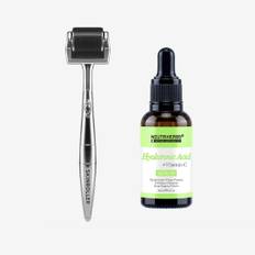 Skinroller PRO + Hyaluronic Acid + Vitamin C Serum 30 ml