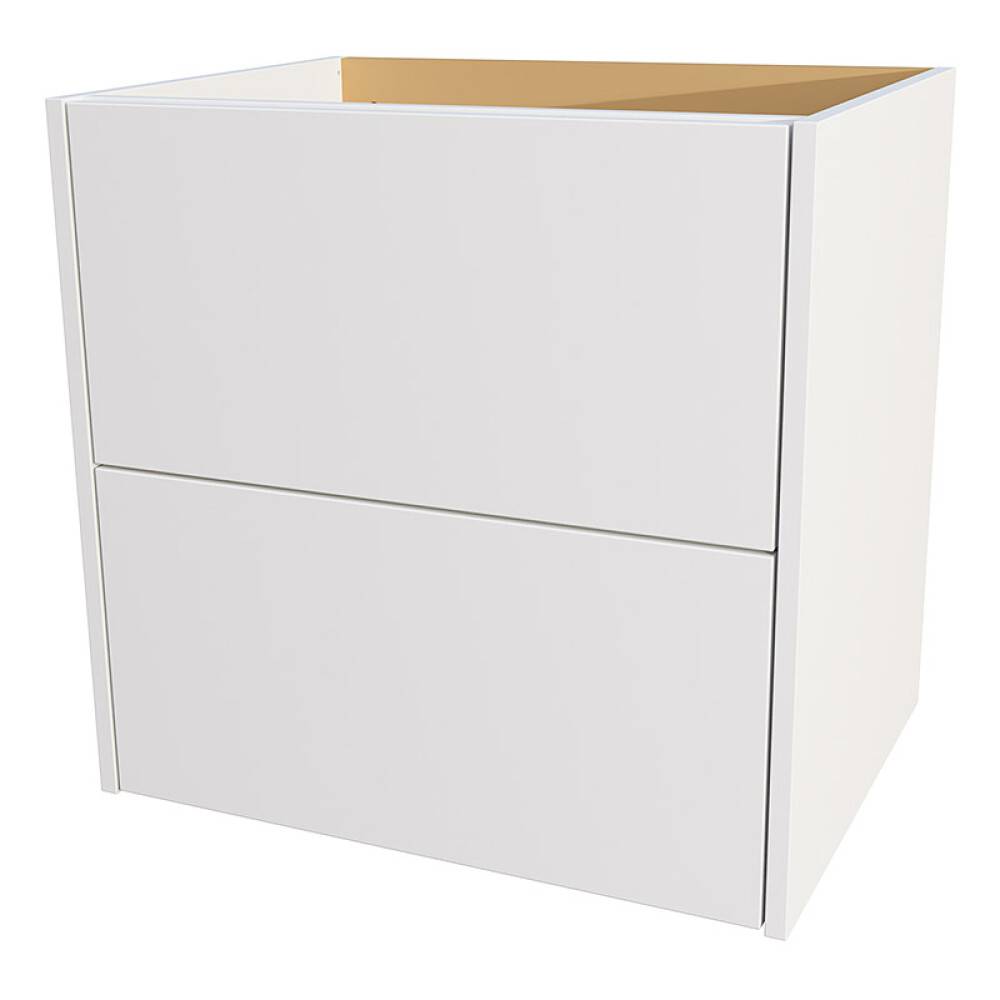 TVÄTTSTÄLLSSKÅP CAMARGUE AURA 2 LÅDOR 60CM SLÄT VIT