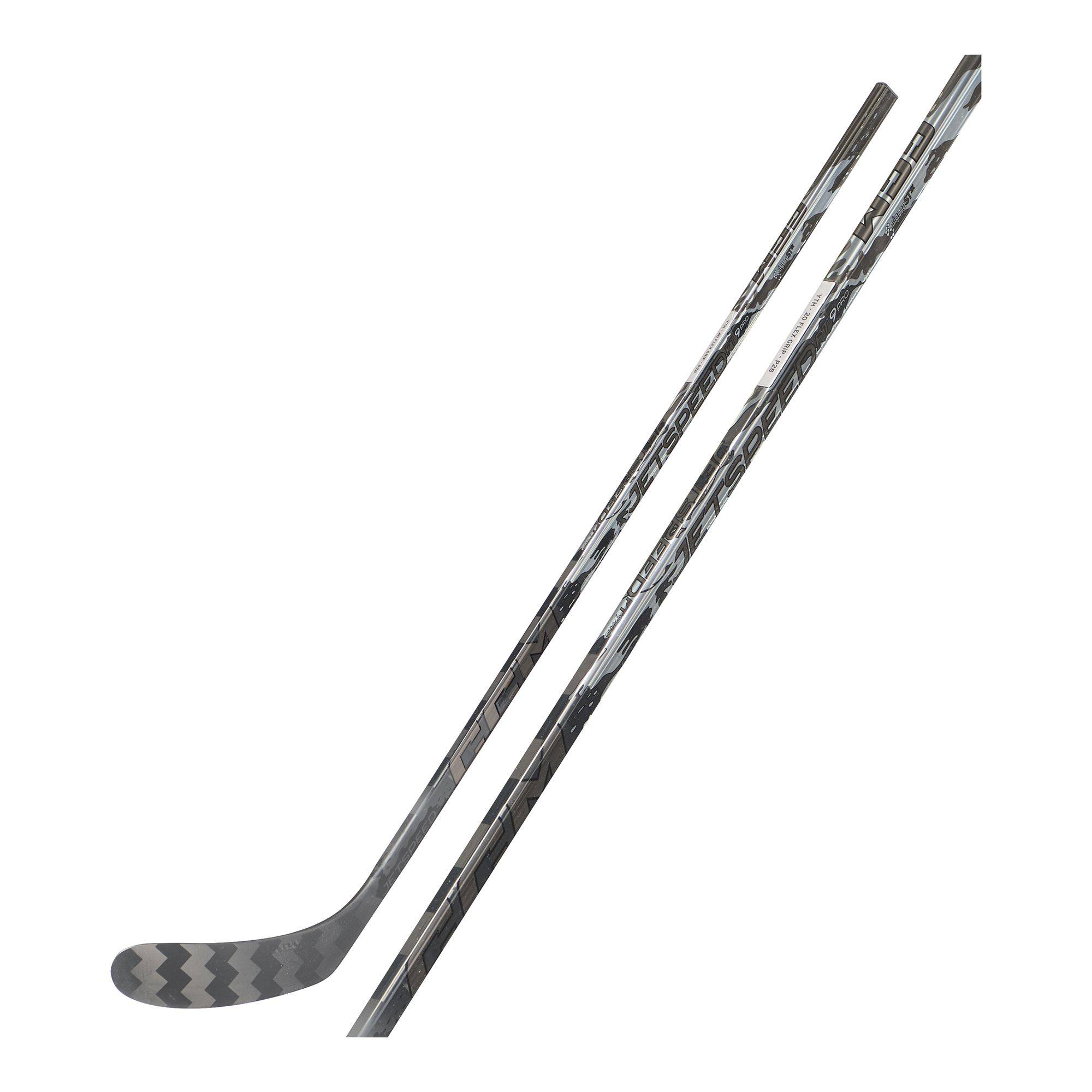 CCM Jetspeed FT9 Pro Hockeyklubba - Yth (Charcoal)