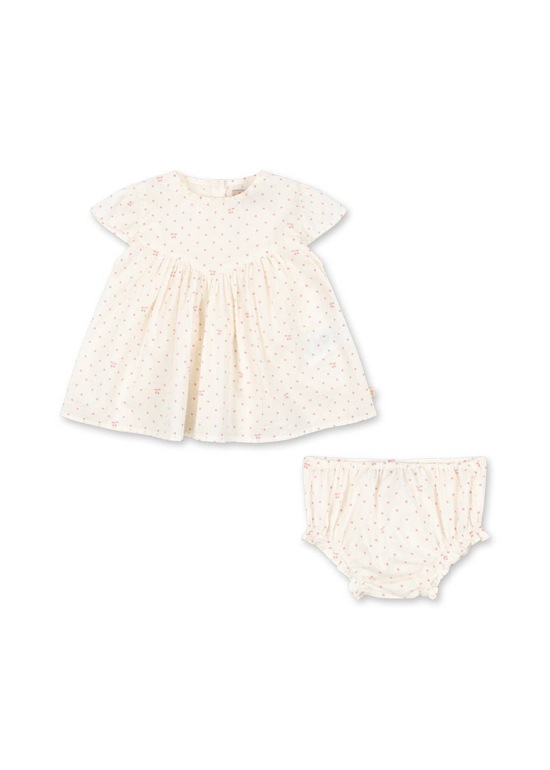 Konges Sløjd GOTS Pacey Sæt Cherry Dot Cherry Dot 12 months Hvid 12 måneder Piger