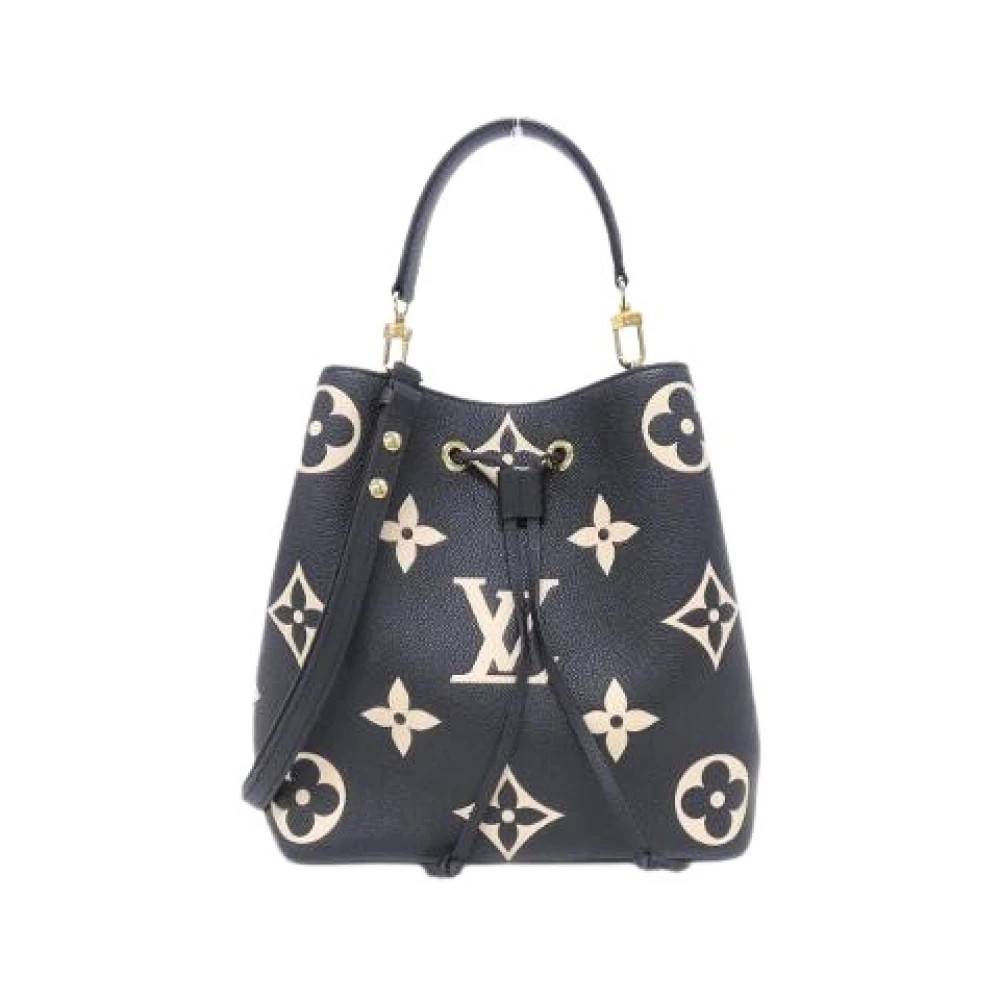 Louis Vuitton Vintage Pre-owned Neo Noe Monogram Empreinte Skuldertaske - Vintage - Dame - Sort - ONE SIZE - Uld