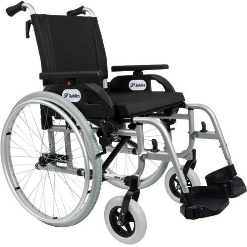 Kørestol Aluminium 57 cm siddebredde