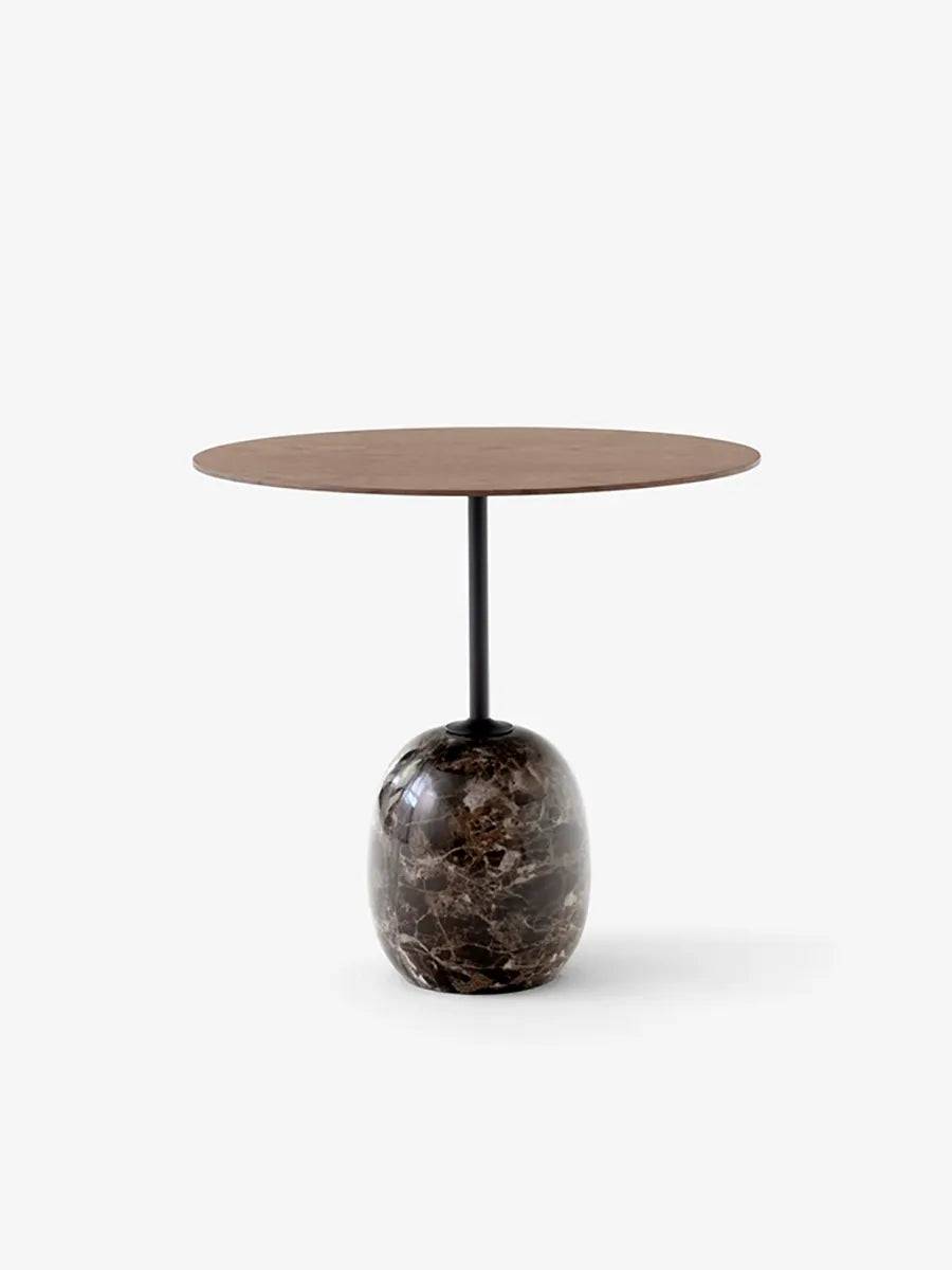 Lato bord LN9 fra &Tradition Lakeret valnød & Emparador marble - Jacobsen Plus