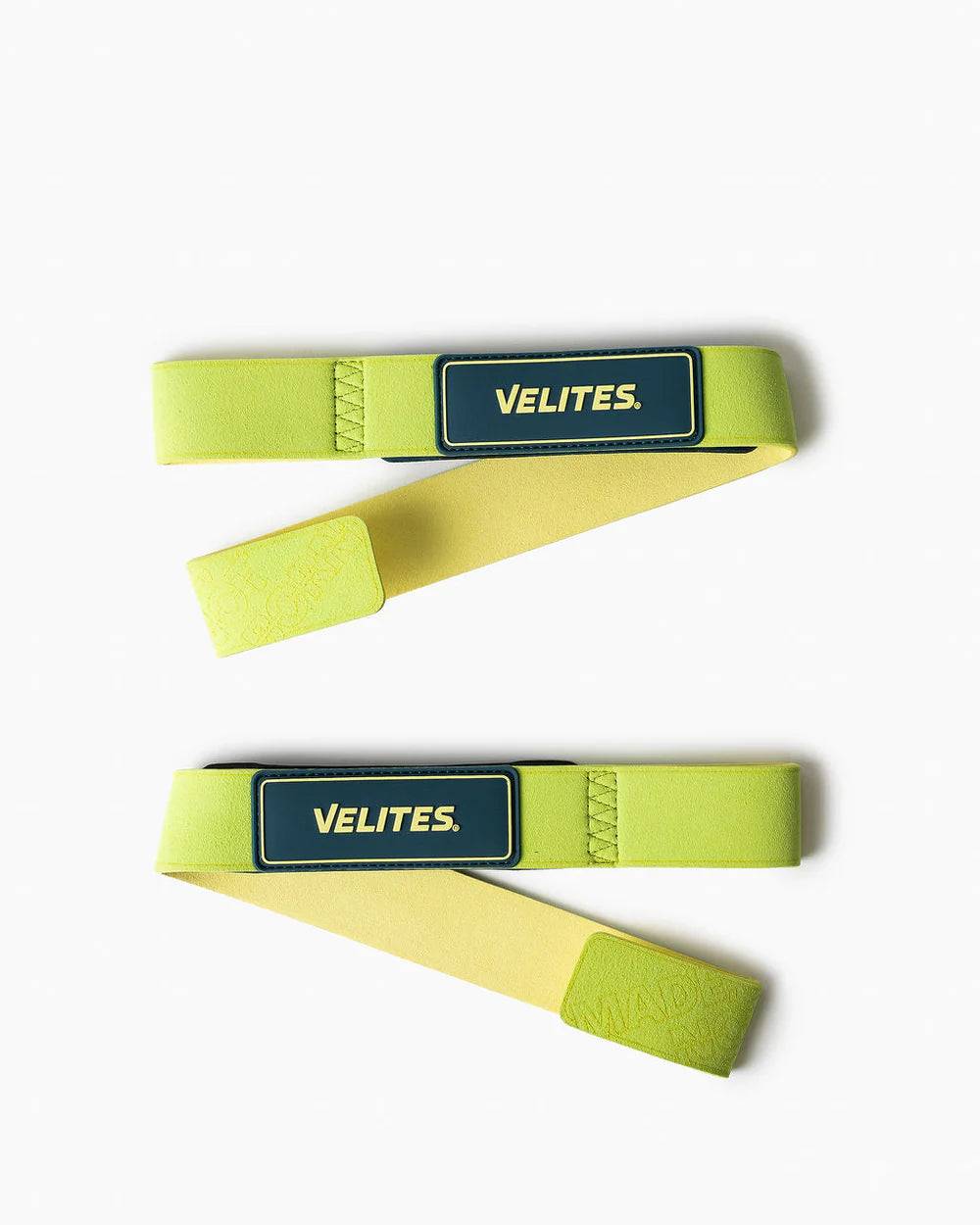 Velites - Weightlifting straps Lemon Lime