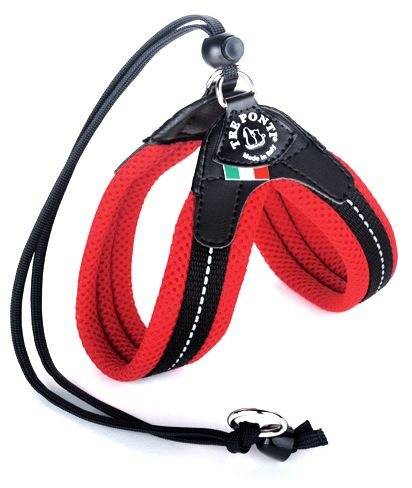 Kattsele Tre Ponti Basic Mesh Röd, 2