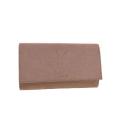 Saint Laurent Vintage, Pre-owned, unisex, Lyserød, ONE SIZE, Læder, Pre-owned Læder clutches