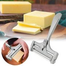 Justerbar ostskivare smör rivhyvel aluminium nonstick ost skivare smör rallador cutter hem kök skivning verktyg