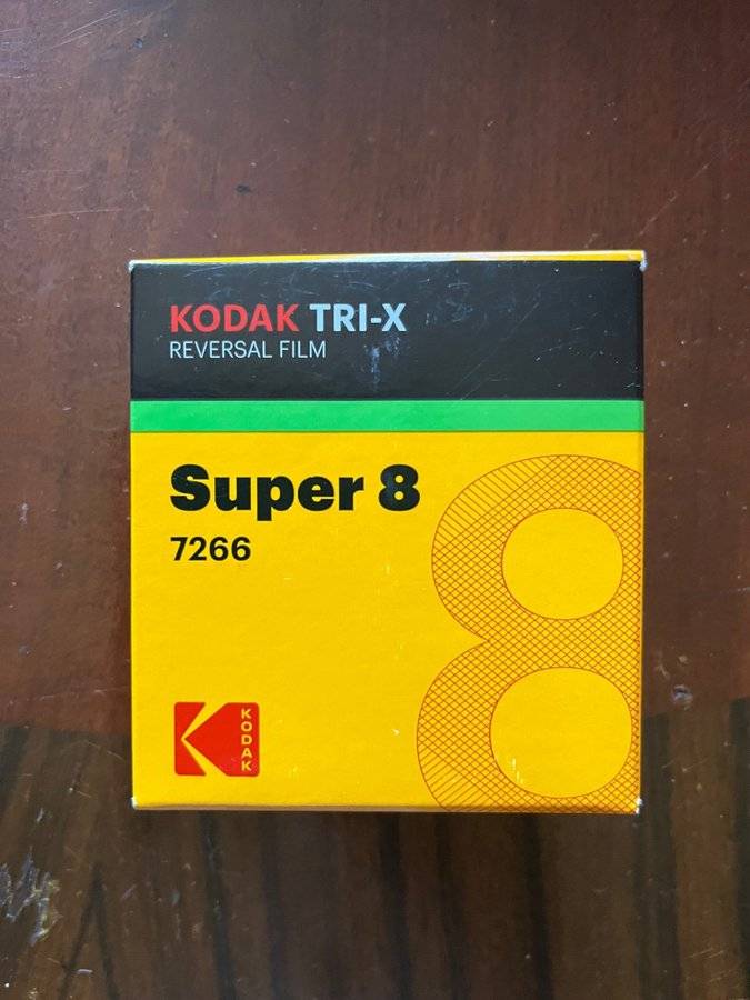Kodak Tri-X Super 8 Reversal Film 7266