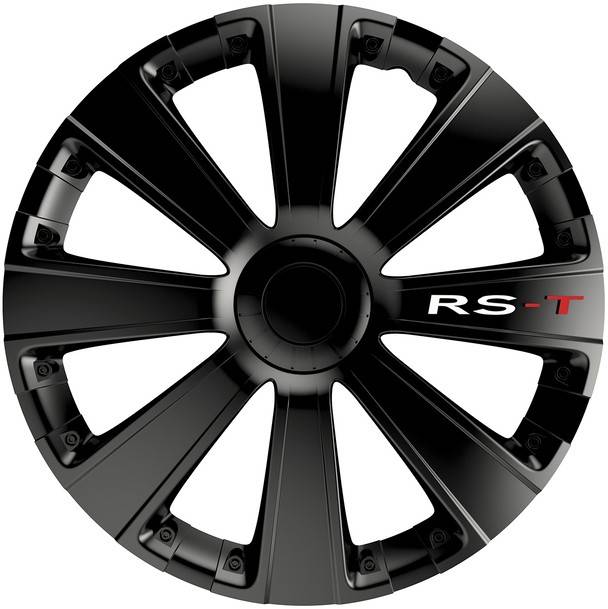 Petex RB534615 Hjulkapsler 15tommer, sort