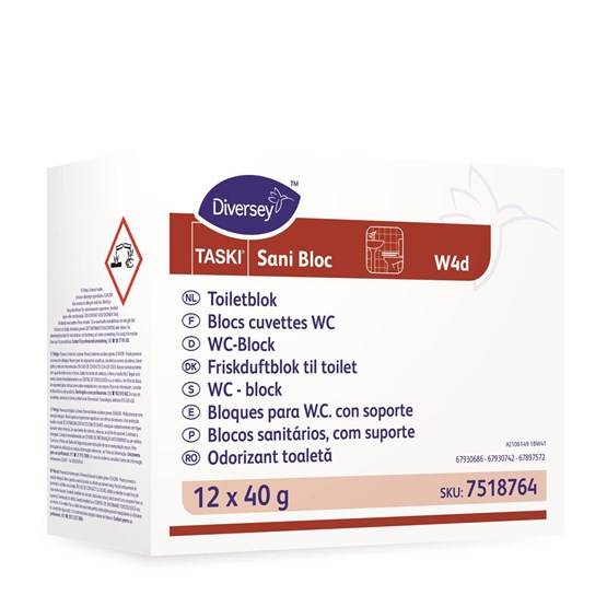 Toalettblock Taski Sanitetsrent Block 004, havsdoft, 4 kg