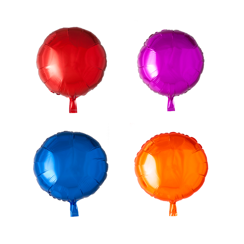 Rund 18" - Folieballon Hot Pink.