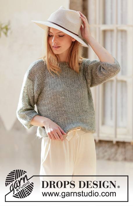 210-17 City Streets Sweater by DROPS Design DOWNLOAD OPSKRIFTEN HER Strikket bluse i DROPS Brushed Alpaca Silk. Arbejdet strikkes med strukturmønster og ¾-lange ærmer. Størrelse XS - XXL. Pinde og tilbehør lægges i kurven separat. Se alle opskrifter fra DROPS her. ..