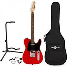 Squier Sonic Telecaster LRL Torino Red w/ Gig bag & Accesory pack