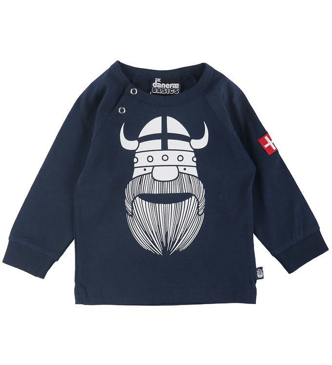 Danefæ Tröja - DaneBaby Basic X - Marinblå Erik - Danefæ - 1 år (80) - Tröja