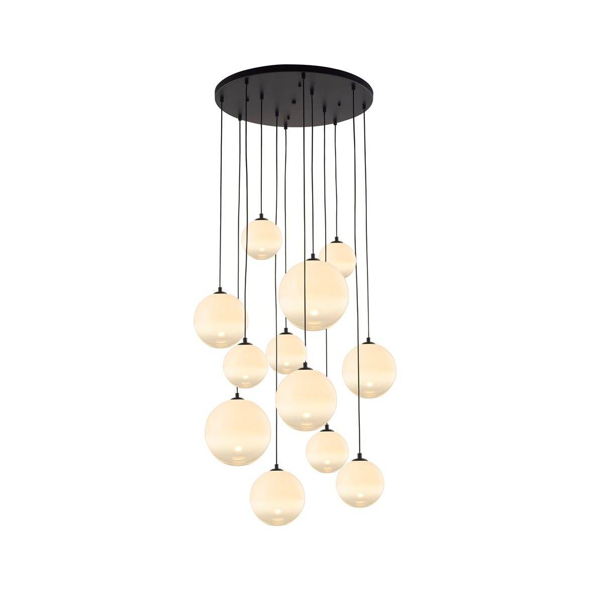 Unison GRAPPO taklampa 12 glas opal