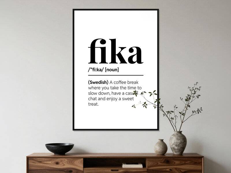 Personlig poster med text