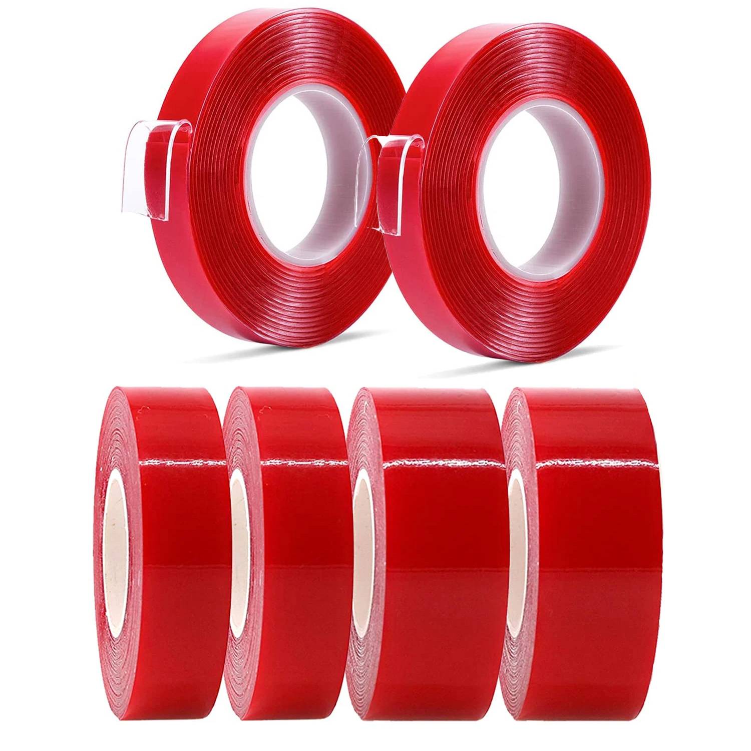 15/20mm Nano Double Sided Tape Silicone Adhesive Tape Strong Adhesive Waterproof for Carpet Fix Wall Tapestry Home Office Decor