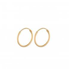 MICRO PLAIN HOOPS 15MM | FORGYLDT