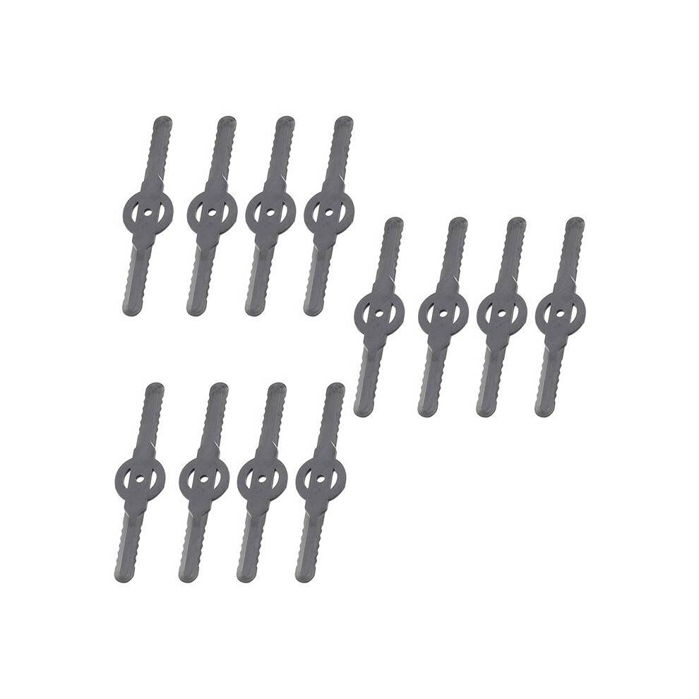 60Pcs Plastic Grass Trimmer Blades Lawn Mower Blade Cordless Trimmer Garden Tool Lawn Mower Trimmer Accessories