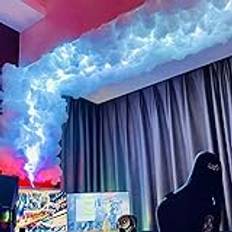 LED Cloud Lights, Ceiling Cloud Lights för spelrum, 3d Cloud Lights, Wall Ceiling RGB Thundercloud Light, DIY Creative Cloud Lights Gaming Room Garage Club Bar DJ Party Light 15M