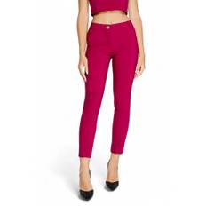 Rinascimento, Byxor, Dam, XL, Polyester, Bordeaux Zip Button Höst/Vinter Byxor - red (XL)