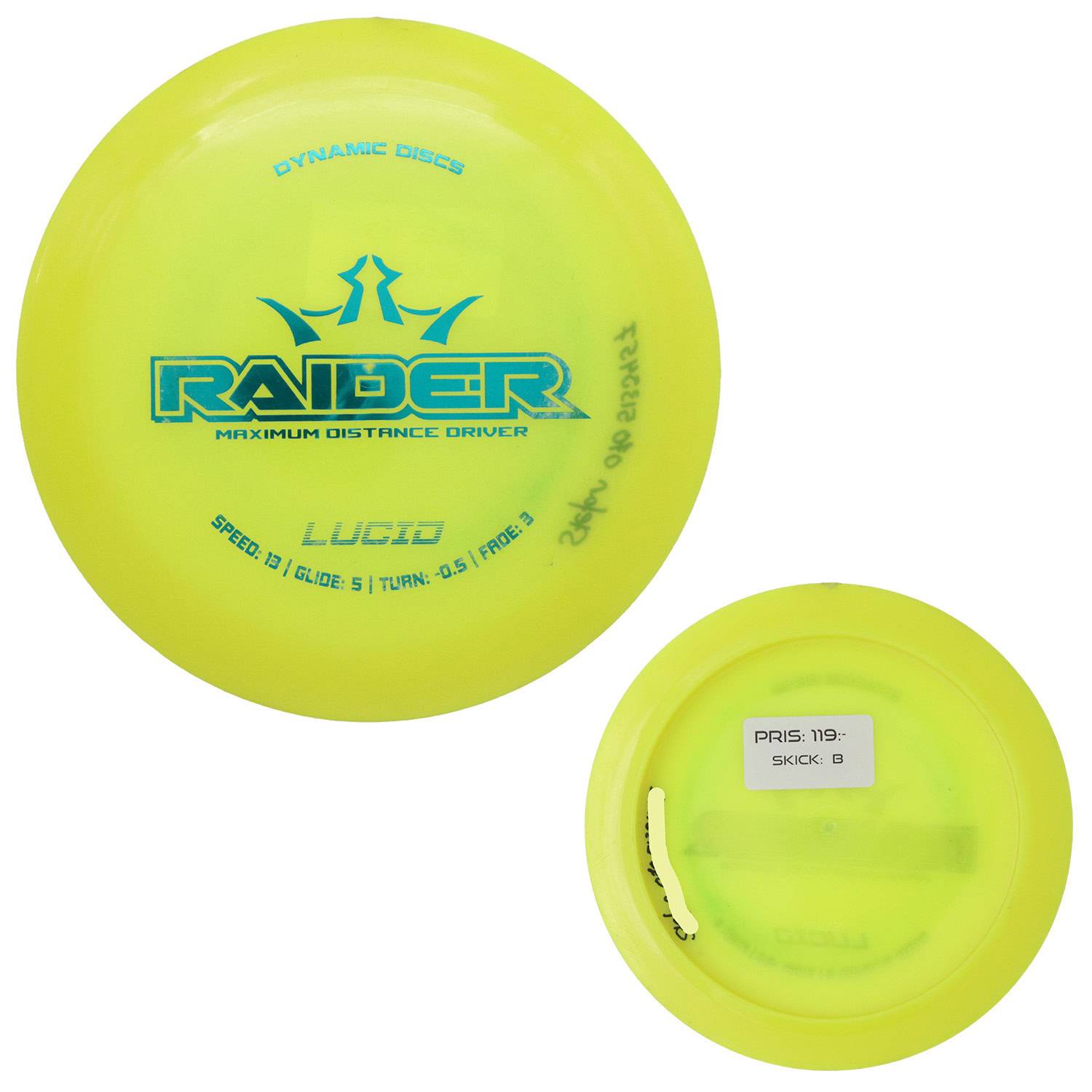 Disc Replay - Dynamic Discs Lucid Raider - 1 - DodgerBlue/Orange/Purple/Turquoise