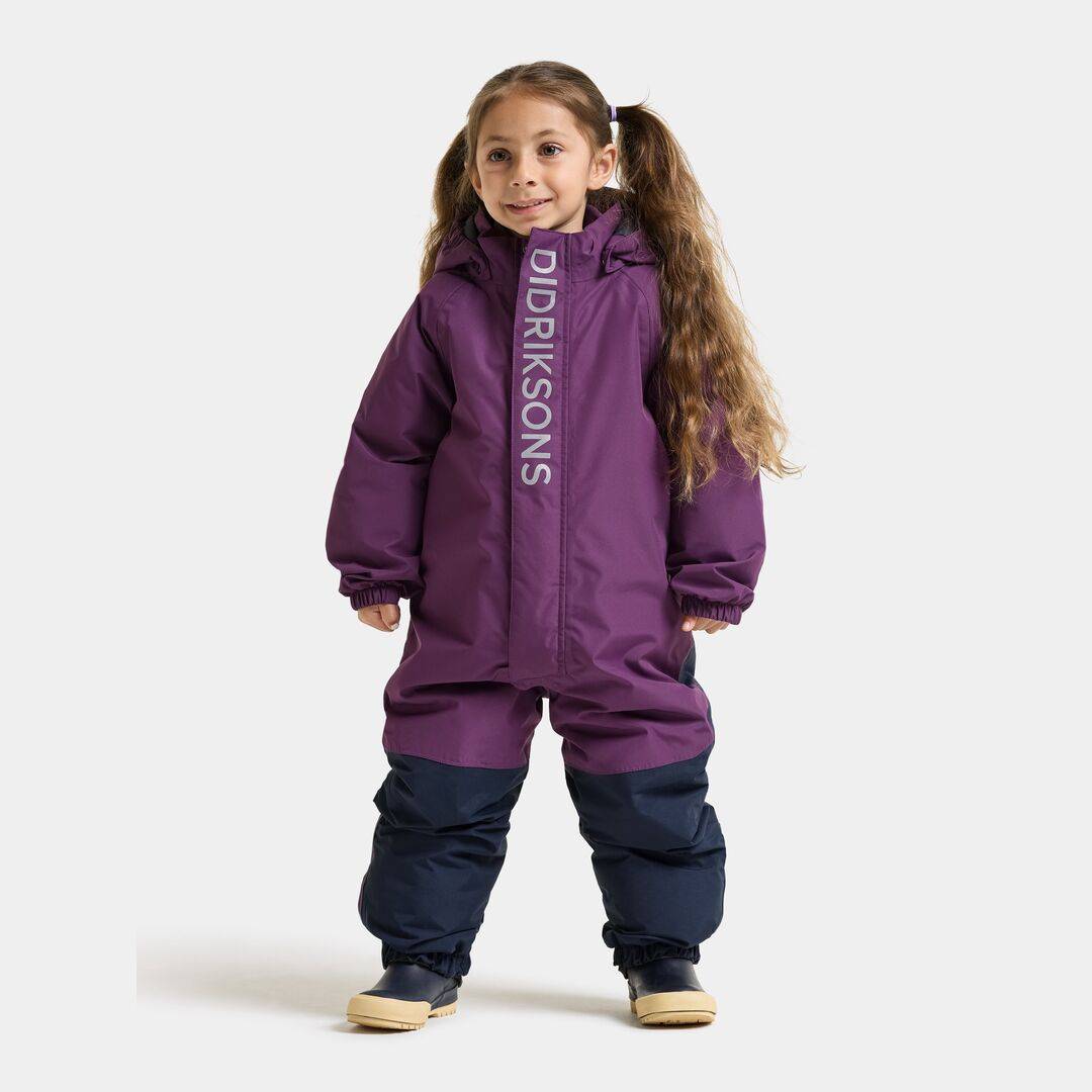 Talvi Kids' Coverall - Northen Purple - 80