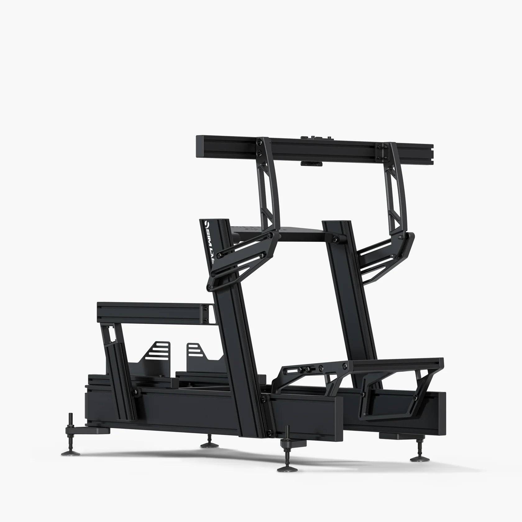 Sim-Lab P1X Pro Sim Racing Cockpit med singel monitorstativ (Wheeldeck)