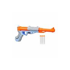 NERF Star Wars Blaster -- The Mandalorian -- Fires Darts, Breech...