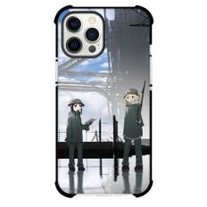 Girls Last Tour Chito & Yuuri Phone Case For iPhone Samsung Galaxy Pixel OnePlus Vivo Xiaomi Asus Sony Motorola Nokia - Chito have Book and Yuuri Carry Pistol