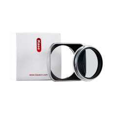 Lens Hood Square + MCUV filter 49mm Fuji X100VI Silver