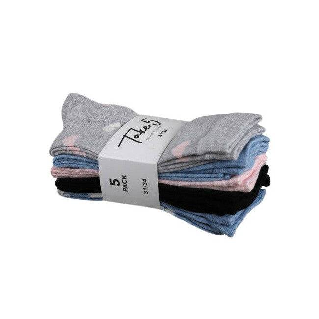 Take Bomullsstrumpor Barn 5-Pack - 35-38