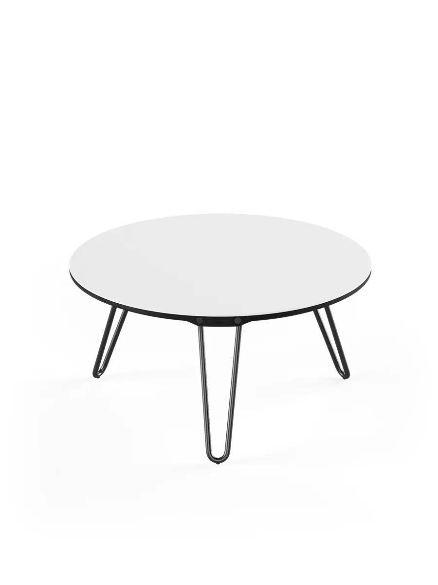 AK1811 Sidebord fra Naver Collection Ask sortbejdset / H: 36 cm / Sort pulverlakeret - Jacobsen Plus