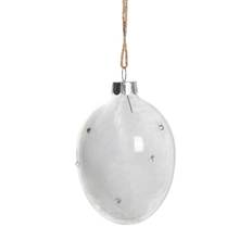 Lene Bjerre Estille påskhänge 8,8 cm Clear-white - Transparent